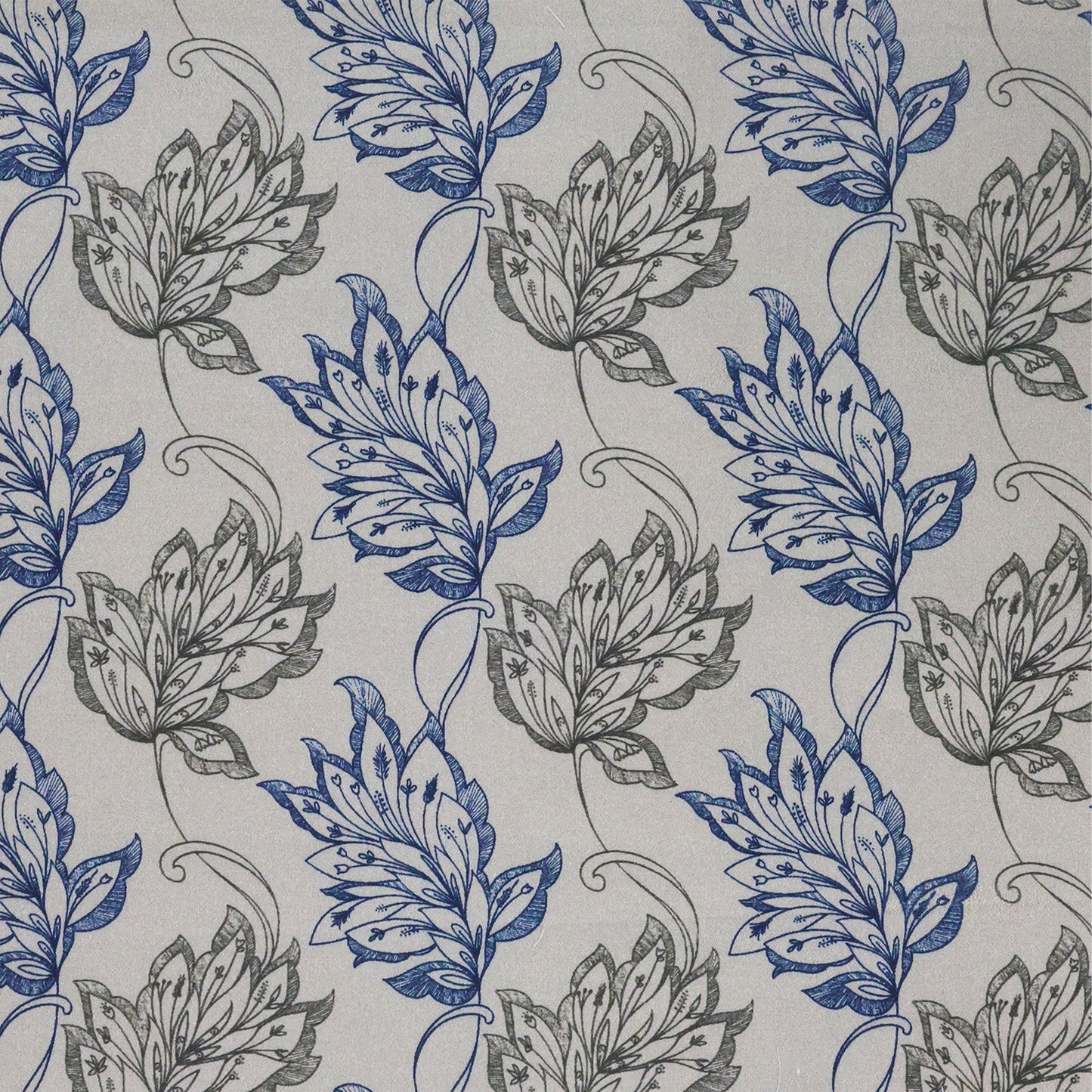 Azure Whisper Print – Misty Bloom
