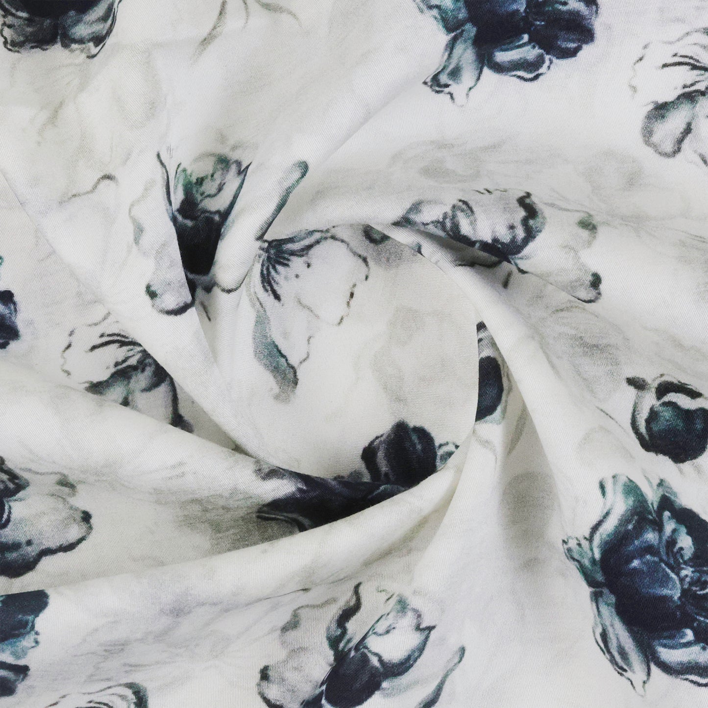 Azure Whisper Print – Orchid Bloom