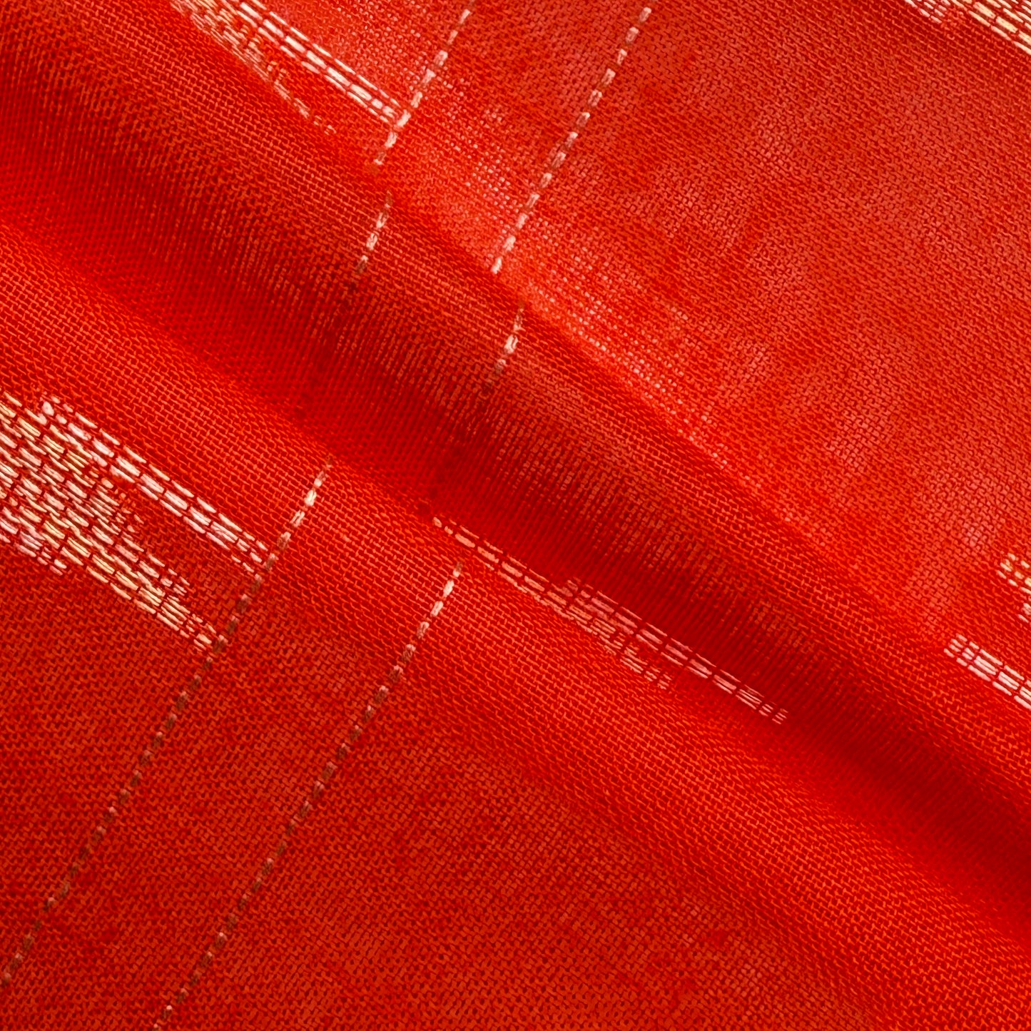 Utsav Paper Cotton - Vermilion Red