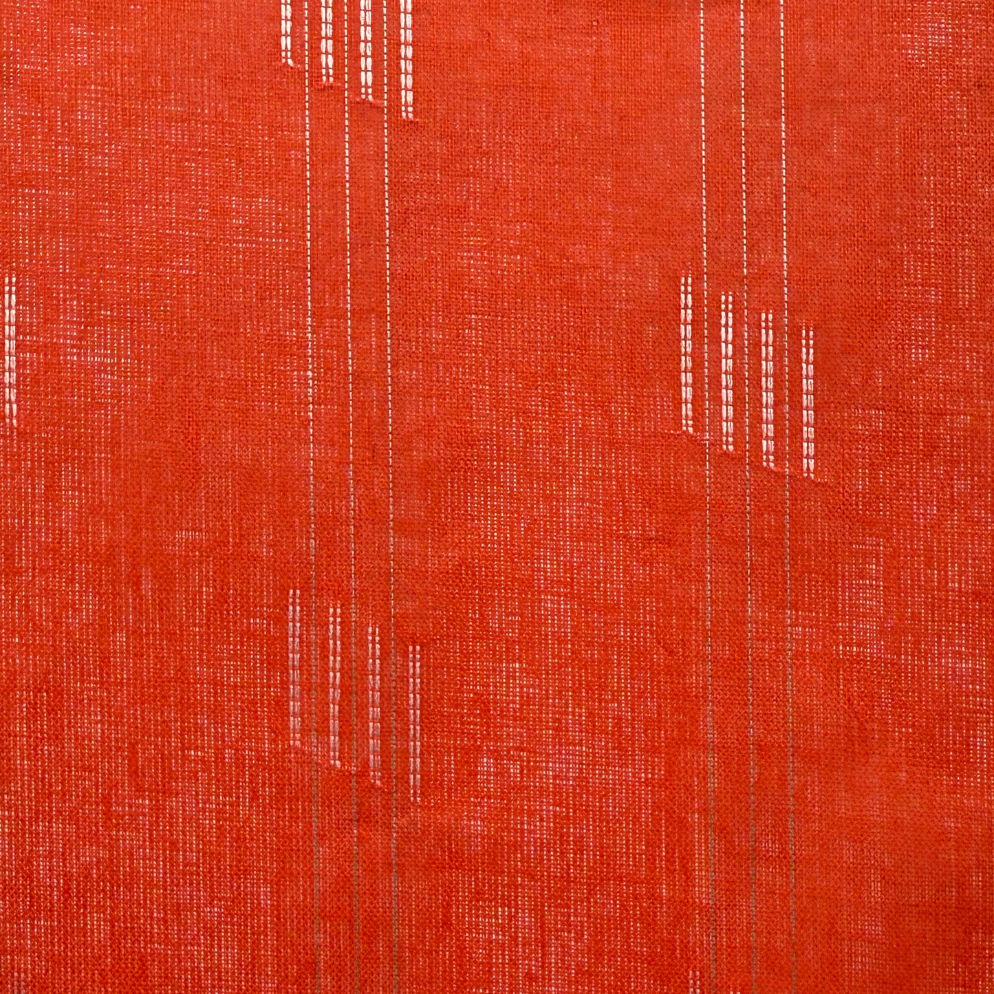 Rajwara Paper Cotton - Vermilion Orange