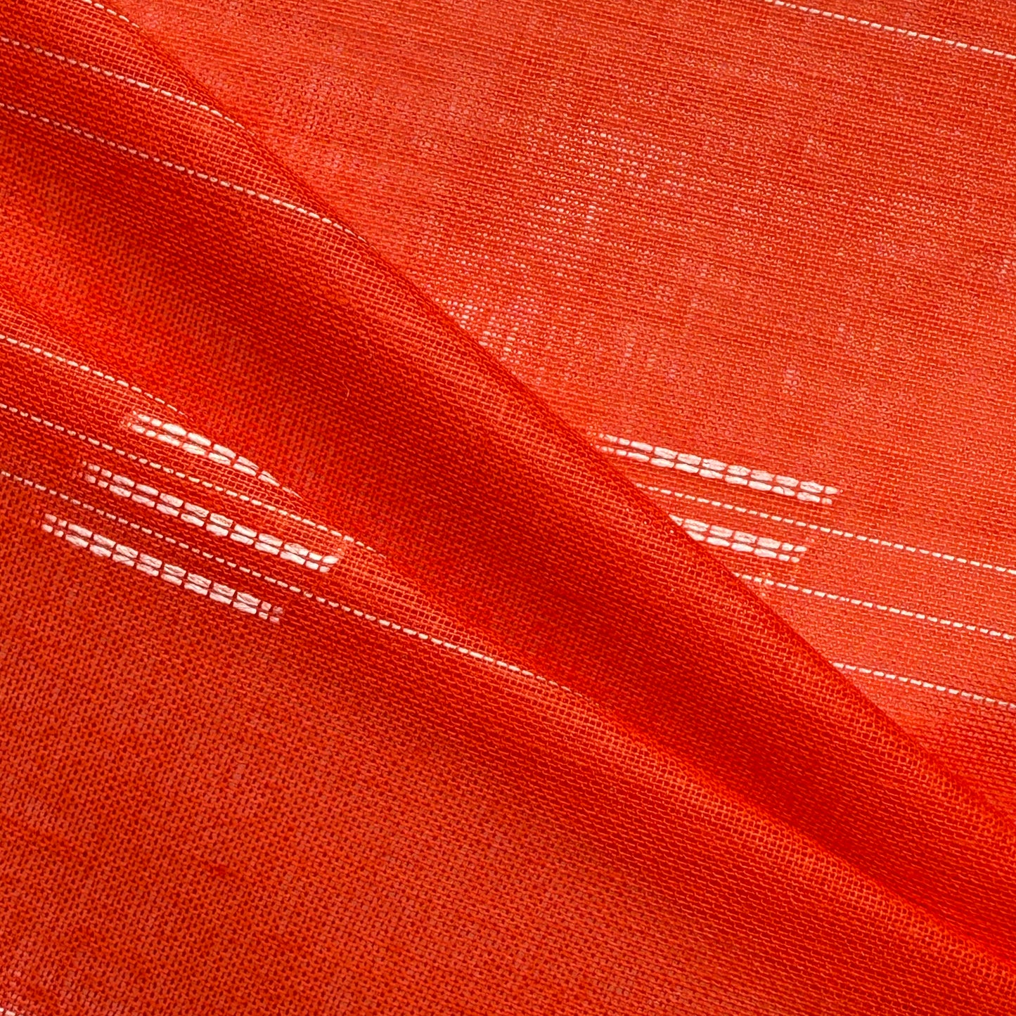 Rajwara Paper Cotton - Vermilion Orange