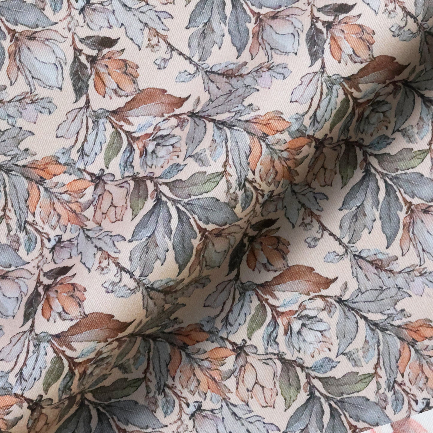 Azure Whisper Print – Oceanic Petal