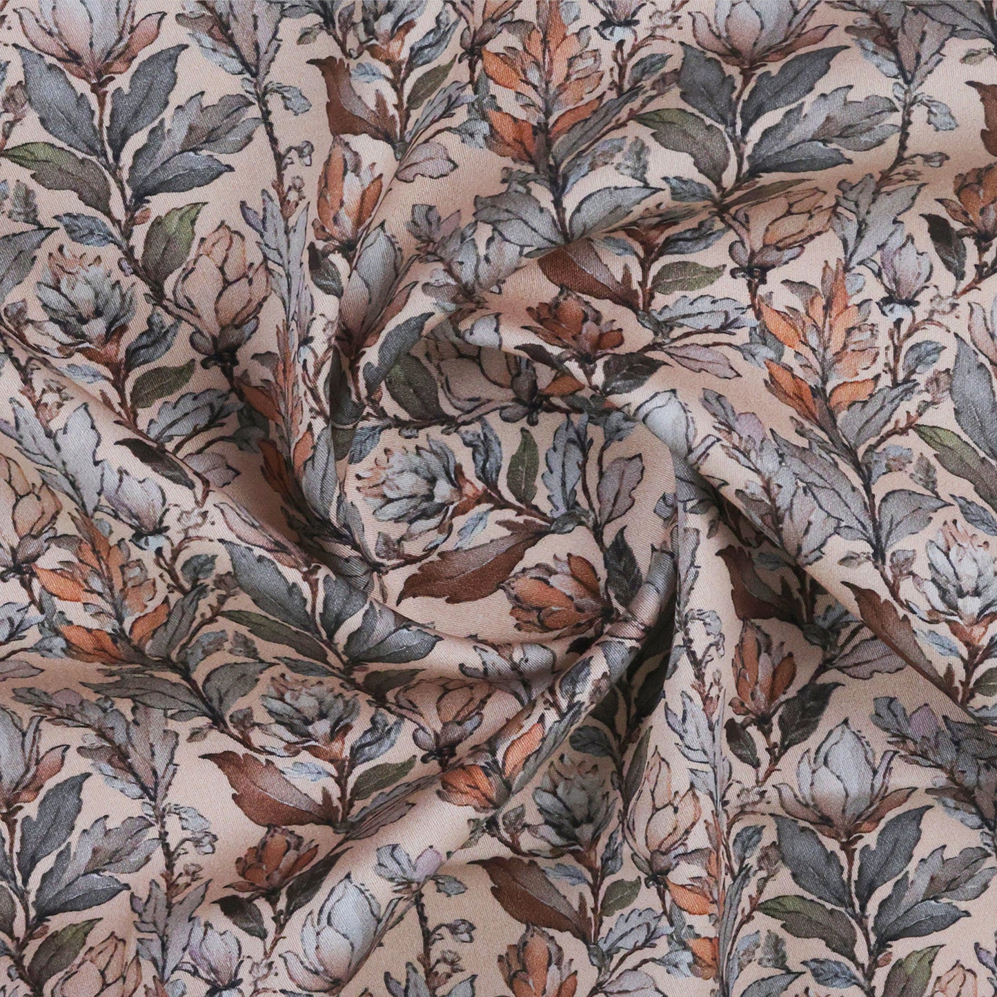 Azure Whisper Print – Oceanic Petal