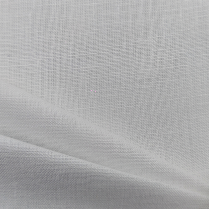 70 Lea – White | Pure Linen Shirting Fabric