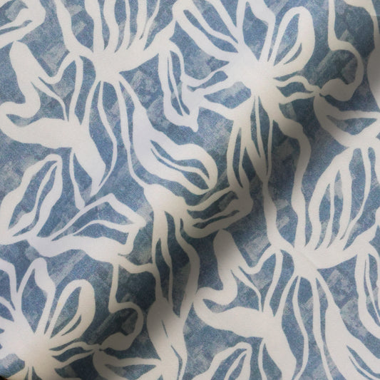 Azure Whisper Print – Blue Mirage