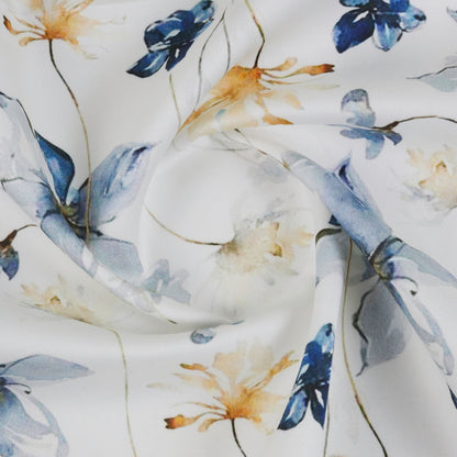Azure Whisper Print - Twilight Fern