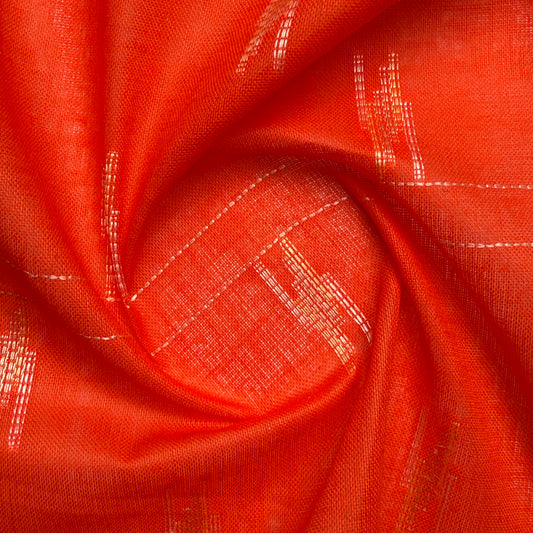 Utsav Paper Cotton - Vermilion Red