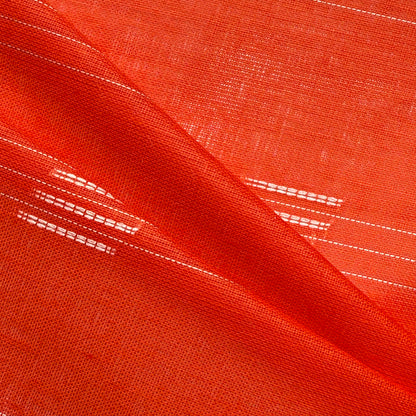 Rajwara Paper Cotton - Vermilion Orange
